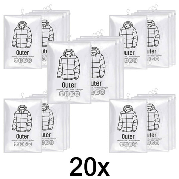 Hanging vacuum storage bags (4 pieces)