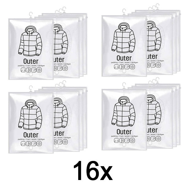 Hanging vacuum storage bags (4 pieces)