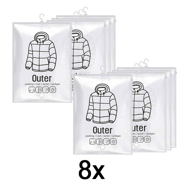 Hanging vacuum storage bags (4 pieces)