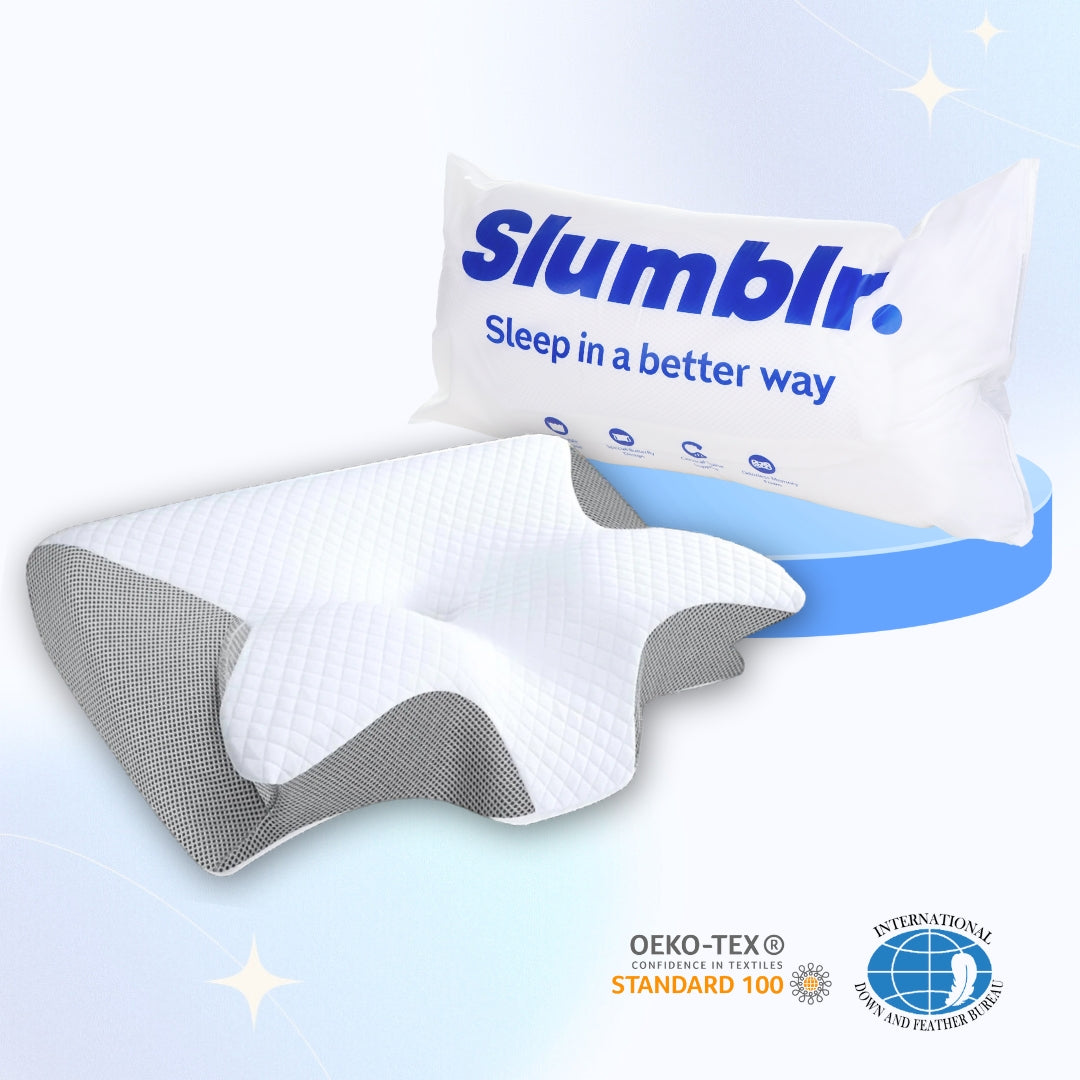 Slumblr® Orthopädisches Kissen aus Memory-Schaumstoff für Nackenschmerzen