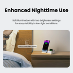 Load image into Gallery viewer, PowerGlow - Jabees PowerGlow 4-In-1 Foldable Wireless Charging Station With LED Night Light

