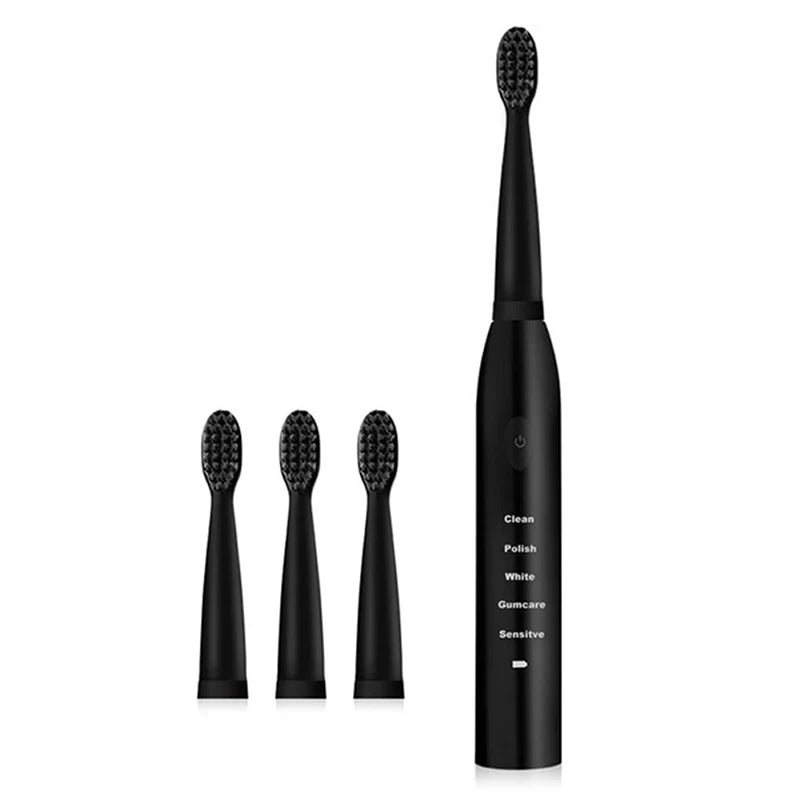 Powerful Ultrasonic Sonic Electric Toothbrush USB Charge Rechargeable