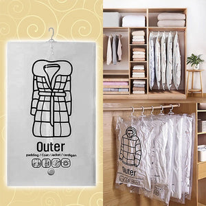 Hanging vacuum storage bags (4 pieces)