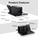 Load image into Gallery viewer, 7-in-1 Wireless Charging Station with Clock and Night Light
