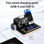Load image into Gallery viewer, 7-in-1 Wireless Charging Station with Clock and Night Light
