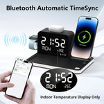 Load image into Gallery viewer, 7-in-1 Wireless Charging Station with Clock and Night Light
