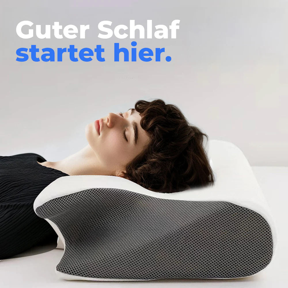 Slumblr® Orthopädisches Kissen aus Memory-Schaumstoff für Nackenschmerzen